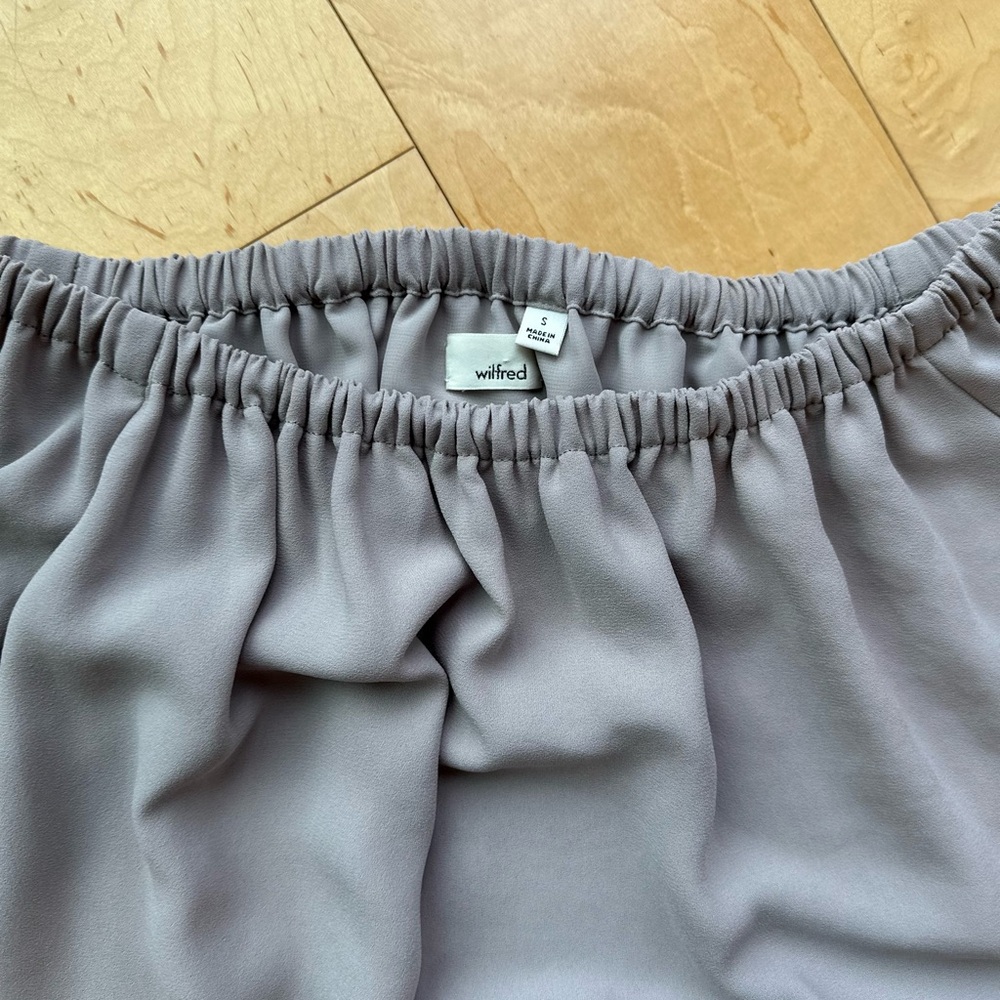 Wilfred off shoulder dress